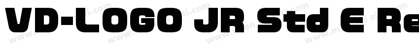 VD-LOGO JR Std E Reg字体转换